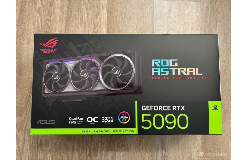  Parduodama ASUS ROG Astral RTX 5090 32gb