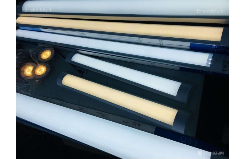 220v Led šviestuvai 1,20m 40-120w 4500-6500k