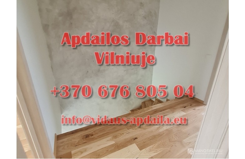 Apdailos darbai Vilniuje - Vidaus-apdaila.eu