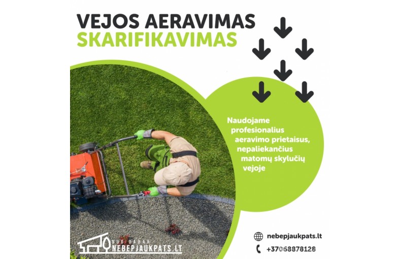 Aeravimas / Skarifikavimas 20€/aras