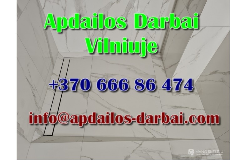Apdailos darbai Villniuje Apdailos-Darbai.com