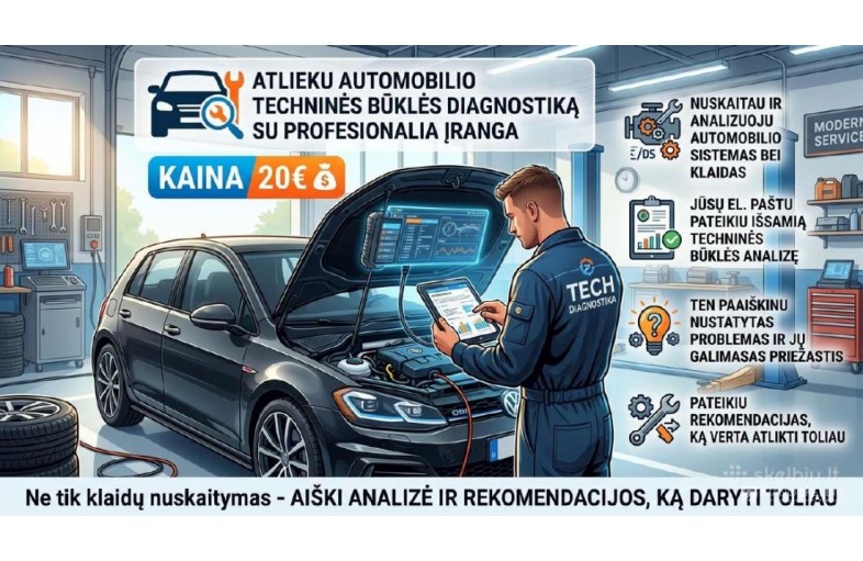 Automobilio techninės būklės diagnostika