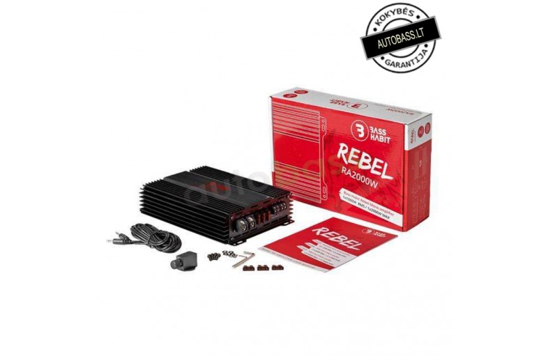 BASS HABIT REBEL RA2000W garso stiprintuvas