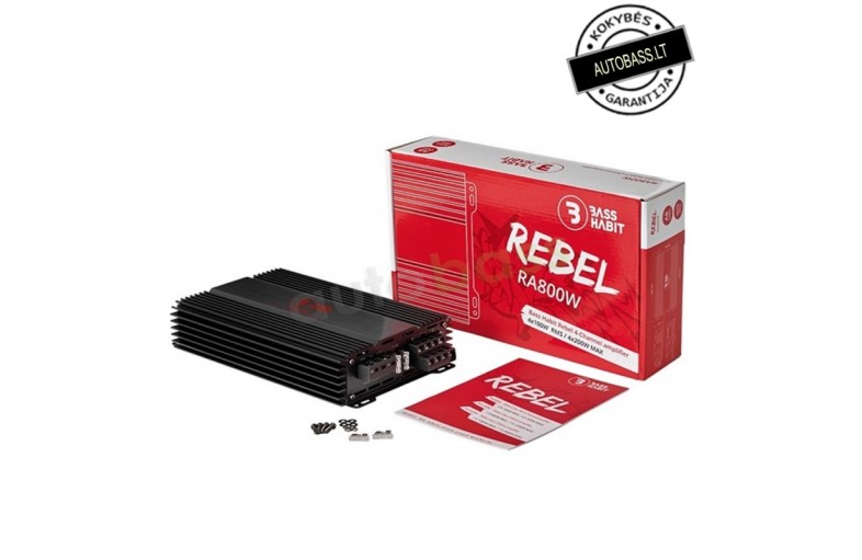 BASS HABIT REBEL RA800W garso stiprintuvas