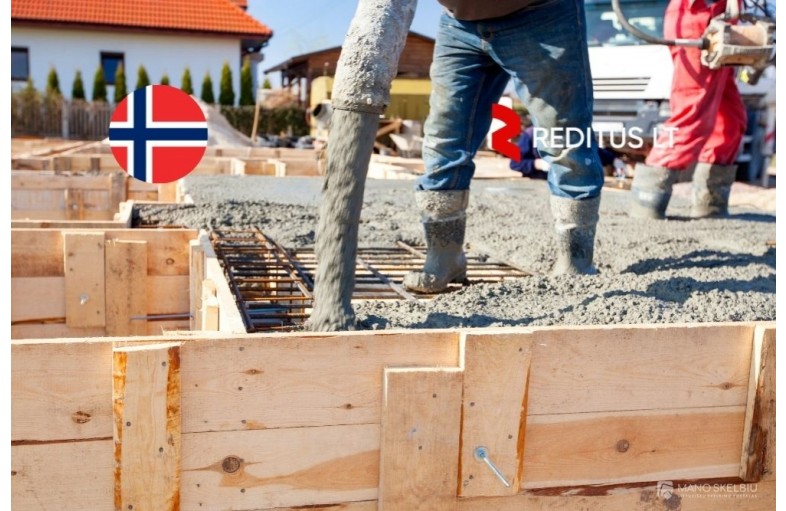 Betonuotojai–klojinių montuotojai – Norvegija