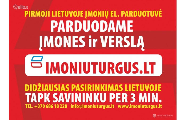 Brangiai superkame įmones su skolomis ir įsip
