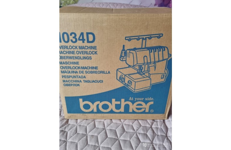Brother 1034D overlokas – naujas, nenaudotas