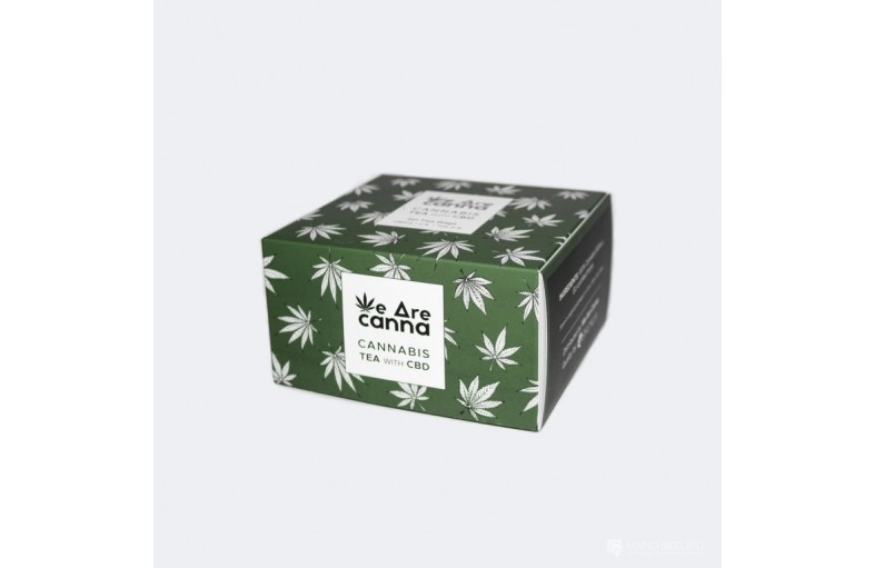 CBD Kanapių žiedų arbata. 50 vnt