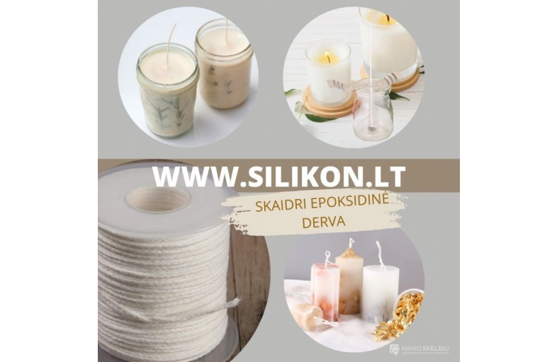Dagtys (knatai) žvakėms https://silikon.lt/