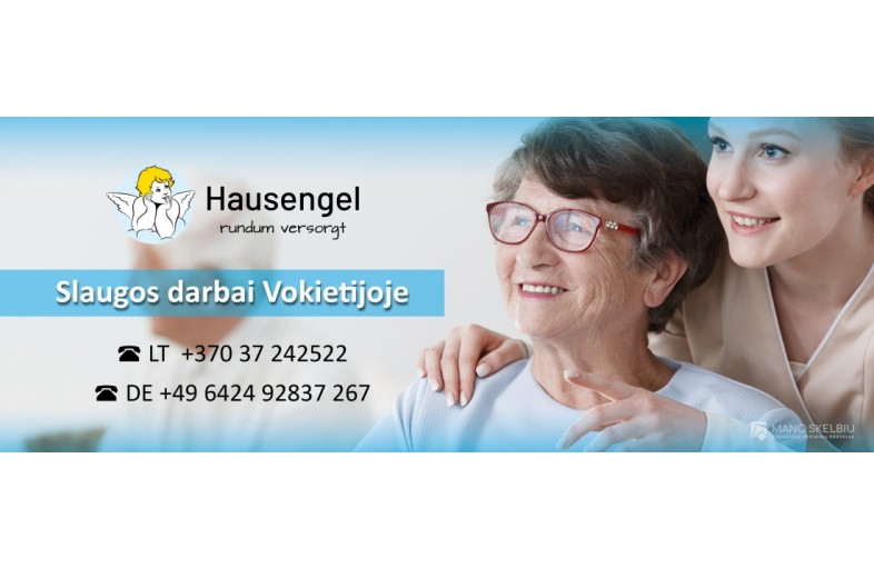 Darbas slaugoje Vokietijoje