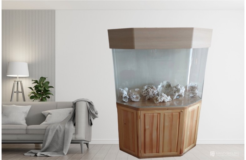 Didelis  akvariumas akrilinis 400L JAV naujas