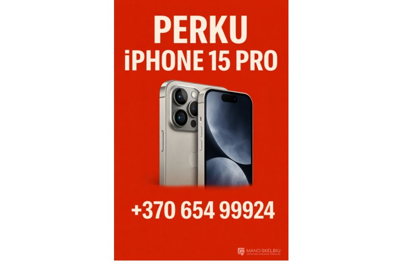 Perku iPhone 15 Pro / 15 Pro Max / 15