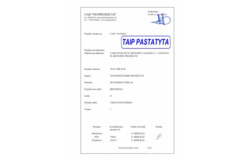 Dujotiekio projektai ir aplinkotvarkos pro...