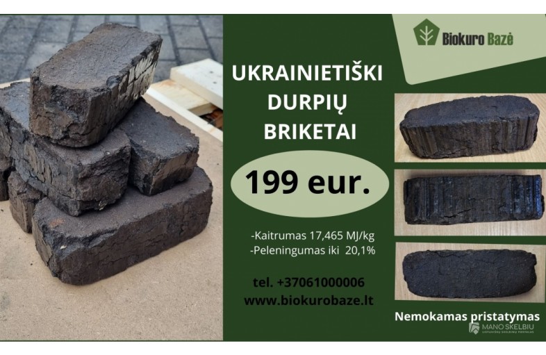 DURPIŲ BRIKETAI