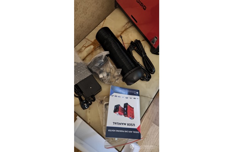 DYZELINIS ORO ŠILDYTUVAS 8 kW 12/24V adapteri