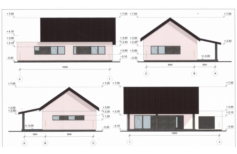 Sklypas su projektu Alytaus r. Mančiūnų k.