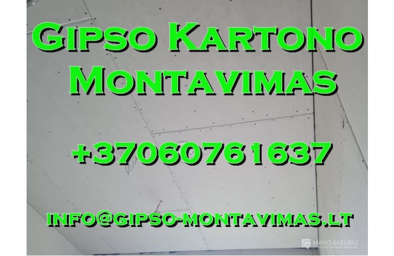Gipso kartono montavimas - gipso-montavimas.l