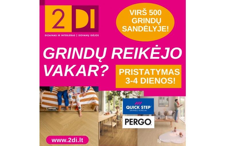 Grindys per 3-4 dienas? Įmanoma!