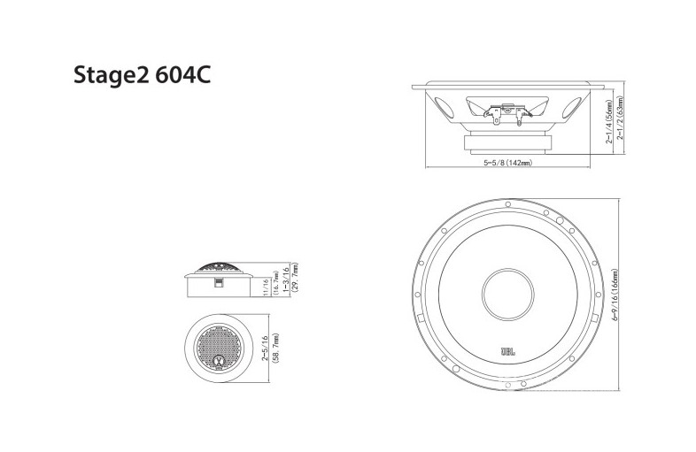JBL Stage2 604C
