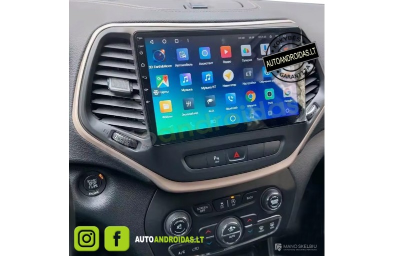 JEEP CHEROKEE 2014-18 Android Auto Carplay