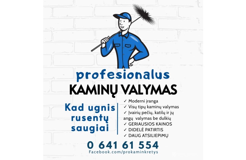Kaminų valymas Anykščiai,Utena,Molėtai,Ukmerg