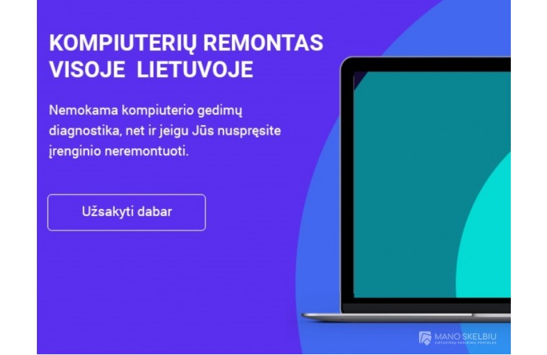 Kompiuterių remontas - Atvykstame į namus