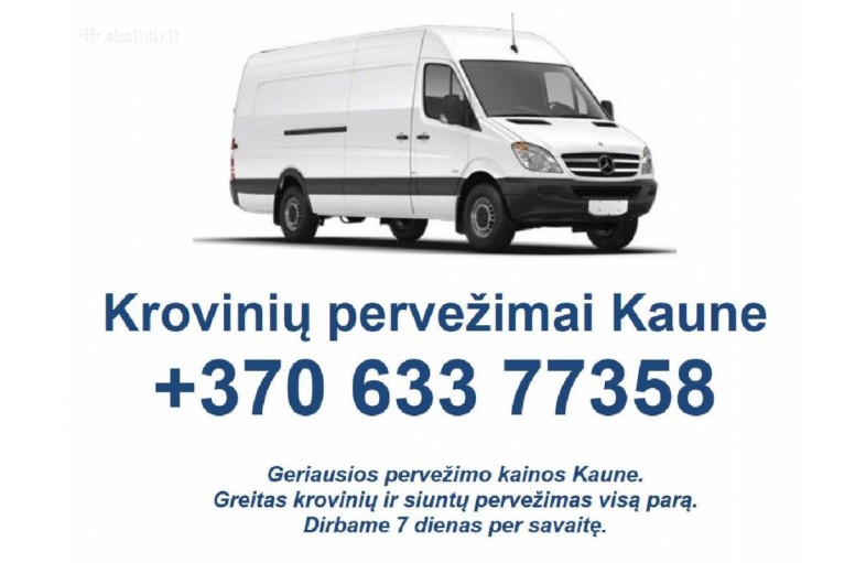 Kroviniu pervezimas Kaune
