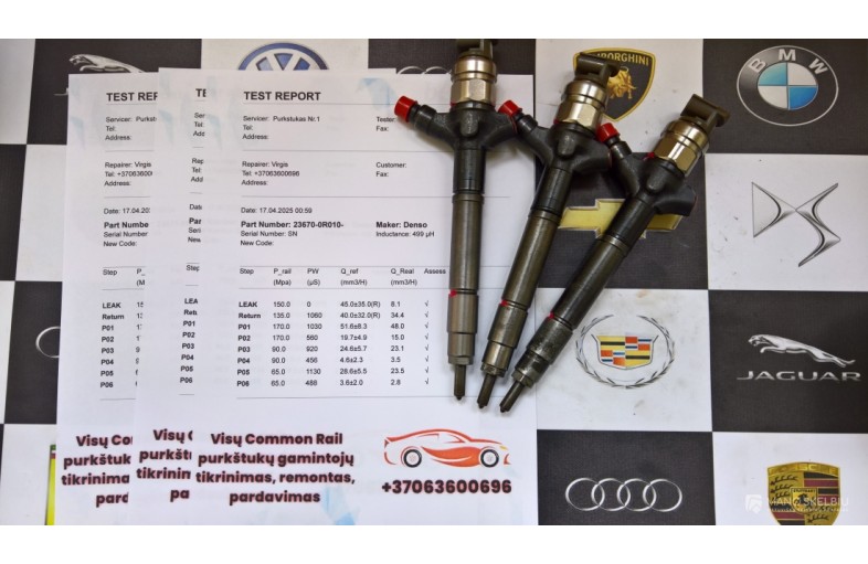Kuro purkštukai Toyota - Avensis. 23670-0R010