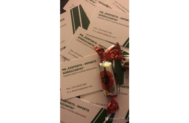 Lr Muitinės tarpininko paslaugos