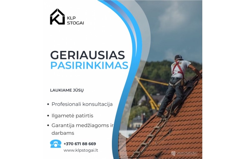 MB KLP Stogai -  stogų ir fasadų dangos