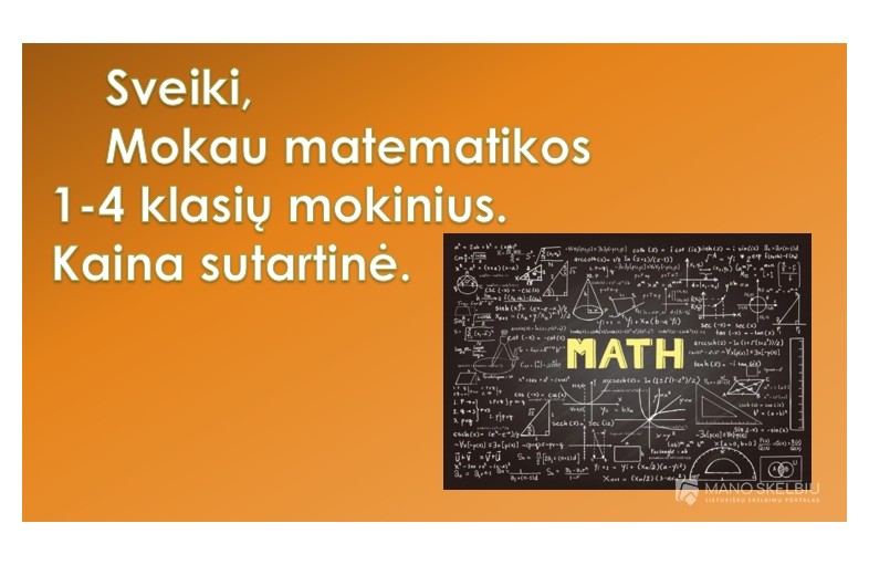 Mokau matematikos online.