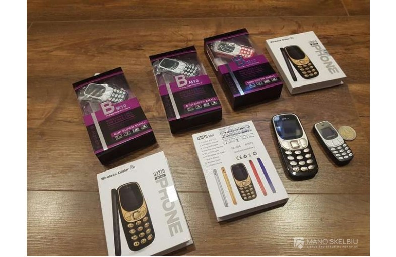 Naujas mini telefonas Bm10, Bm30
