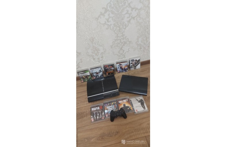 Parduodu dvi konsoles PS3