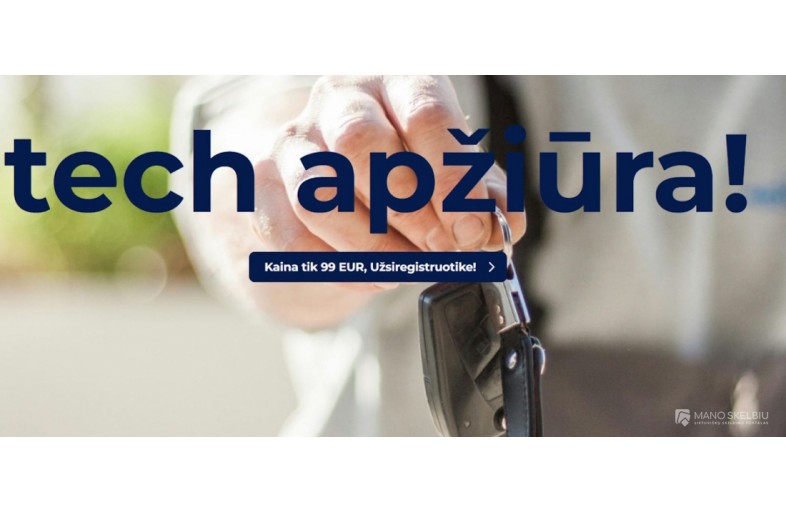 Paruošimas techninei apžiūrai Vilniuje