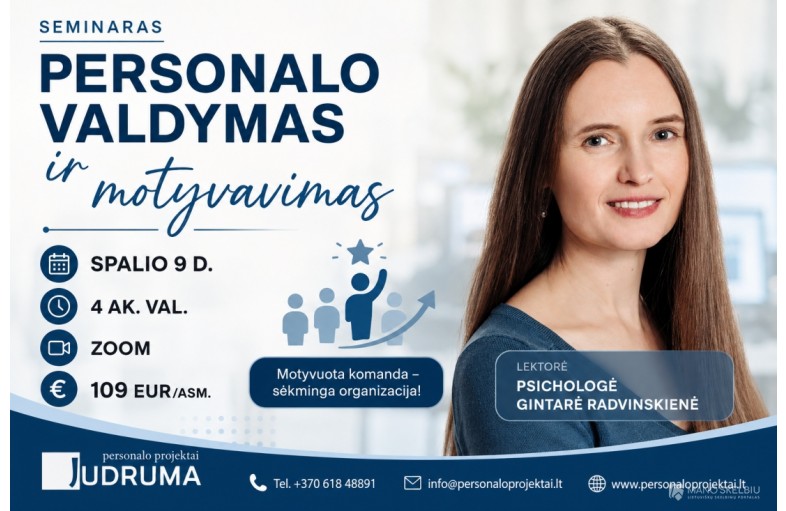 Personalo valdymas ir motyvavimas