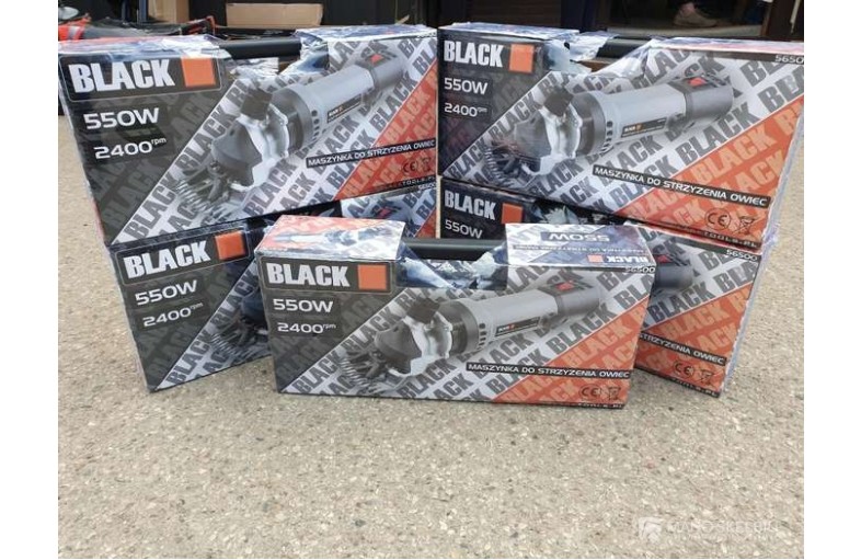 Pigiausiai! Avių kirpimo žirklės Black 550 W