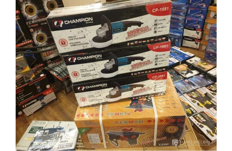 Pigiausiai Poliravimo Aparatas Champion 2950w