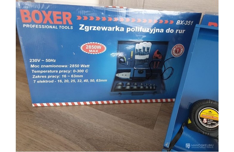 Plastikinių vamzdžių lituoklis BOXER 20Eur 