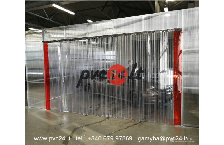 PVC juostų užuolaida