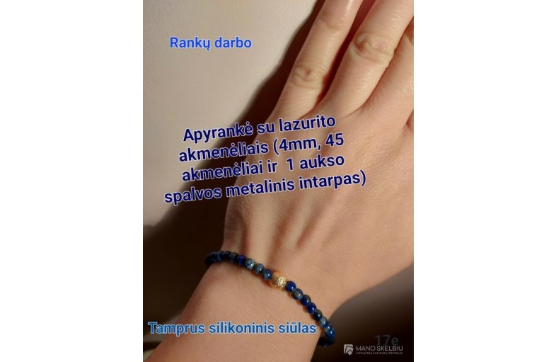 Rankų darbo auskarai ir apyrankės