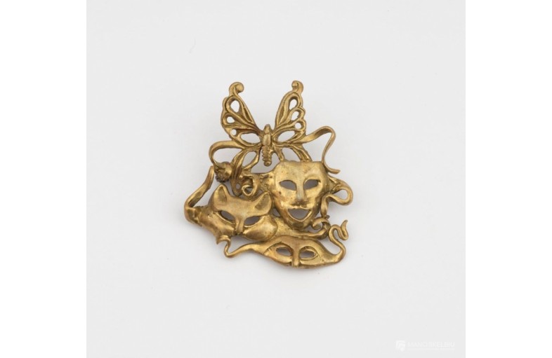 Sagė KAUKĖS 1987 m. Bronza Apie 4 cm. 9,07 gr