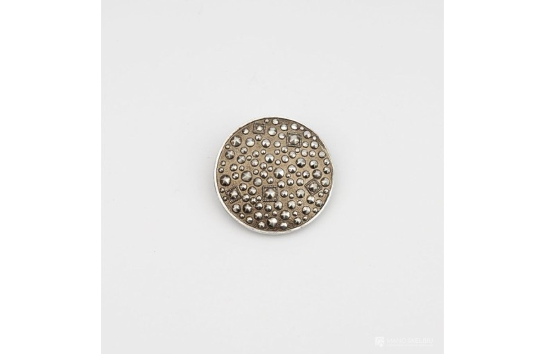 Sagė-spaustukas Sidabro spalvos metala 3,5 cm