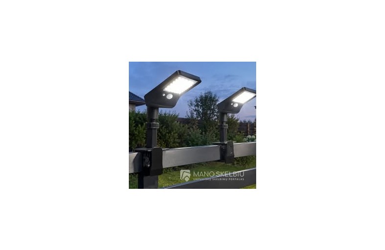 Saulės energija įkraunamas lauko šviestuvas s