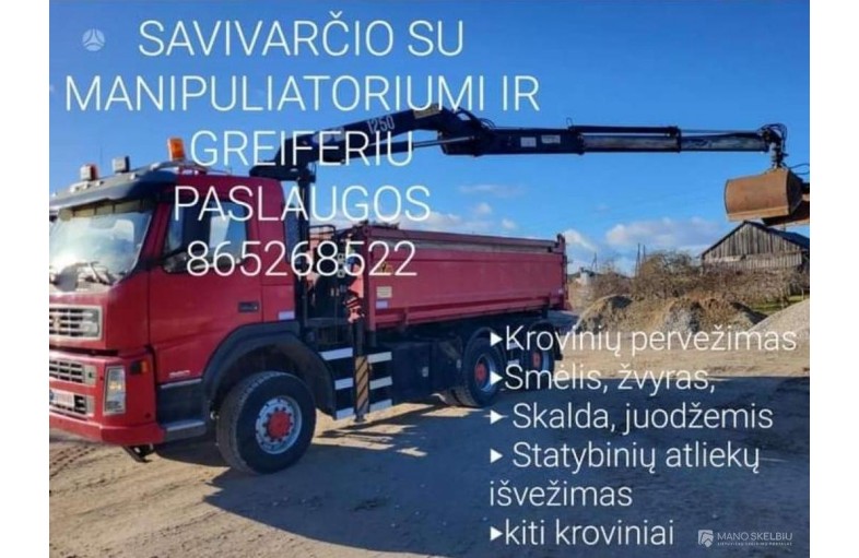 Savivartis su greiferiu