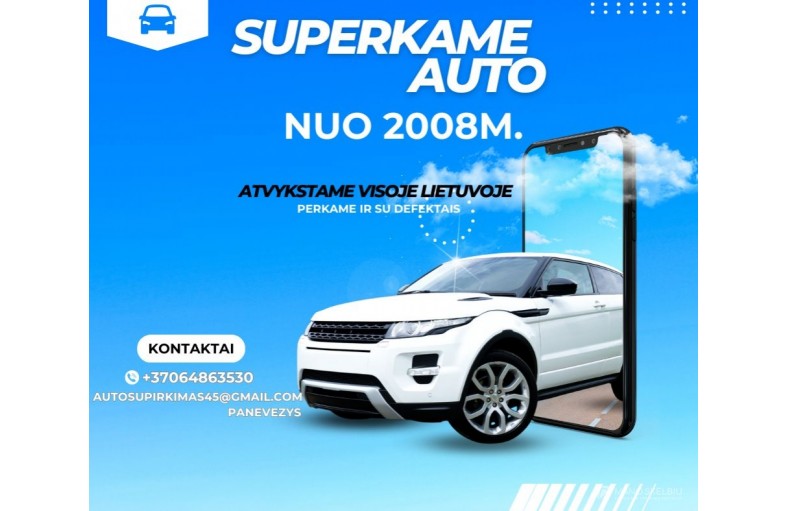 SUPERKAME AUTO NUO 2008M. ATVYKSTAME VISOJE 