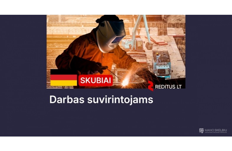 Suvirintojas MAG/WIG/TIG – darbas Vokietijoje