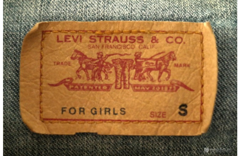 Švarkelis džinsinis Levi Strauss merginoms S 