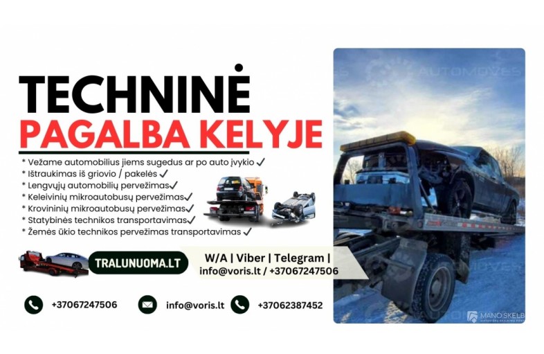TECHNINĖ PAGALBA KELYJE Alytuje visą parą 24/