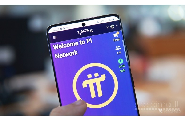 Turi telefoną-turi pajamas. 3-5 € kriptovaliu