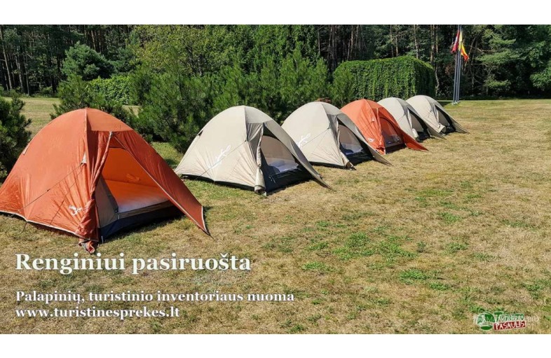 Turistinio inventoriaus nuoma